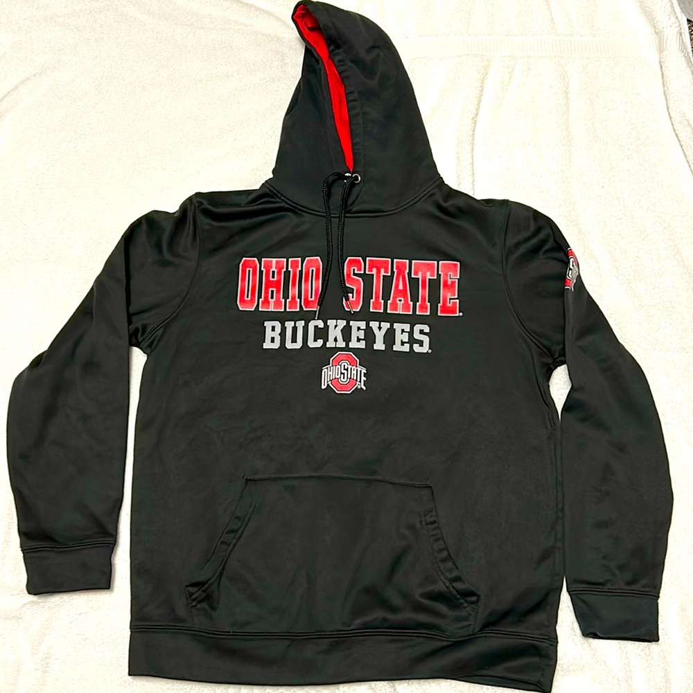 Ohio State Buckeyes Black Hoodie Colosseum men’s size Large